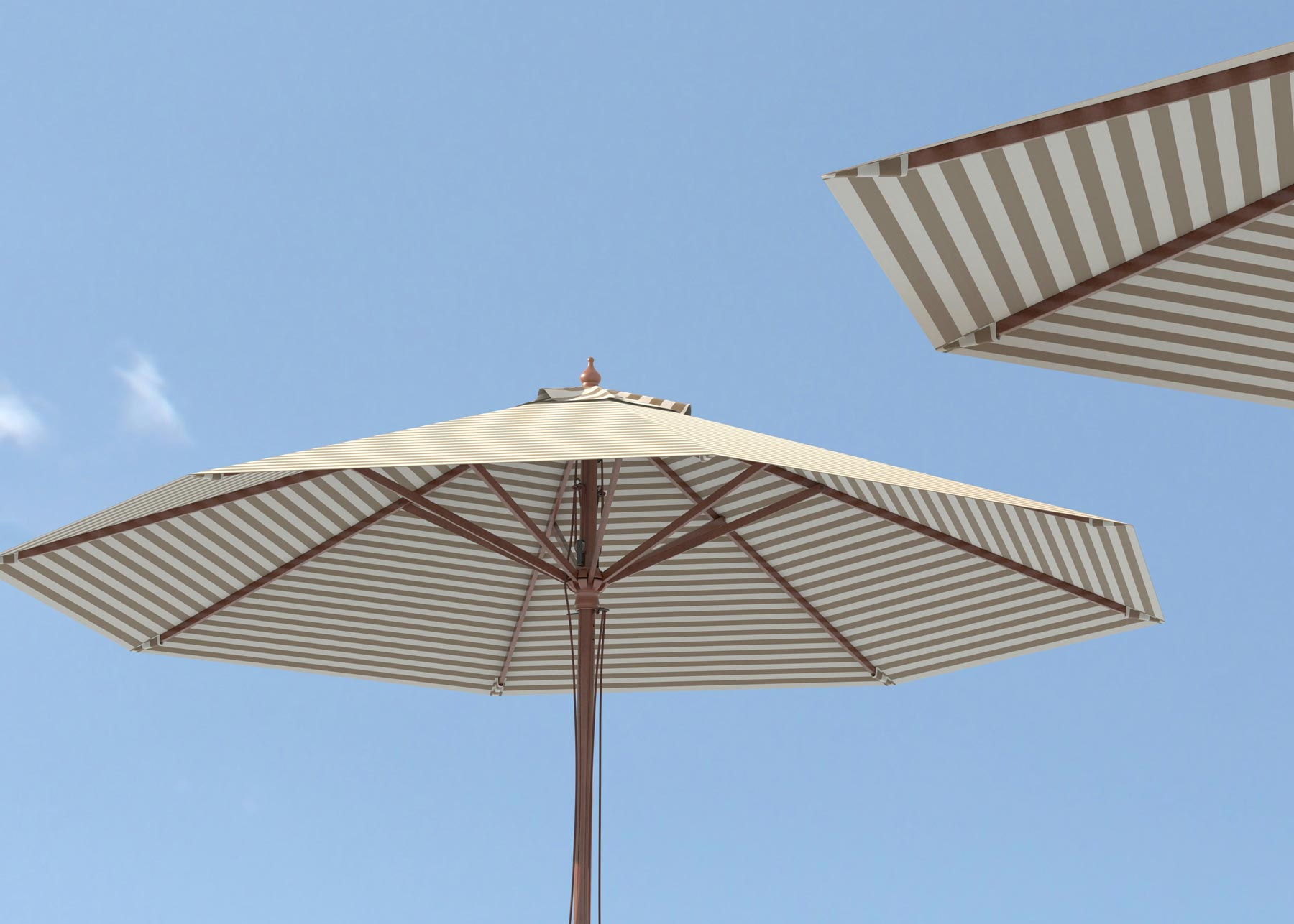 beach umbrellas