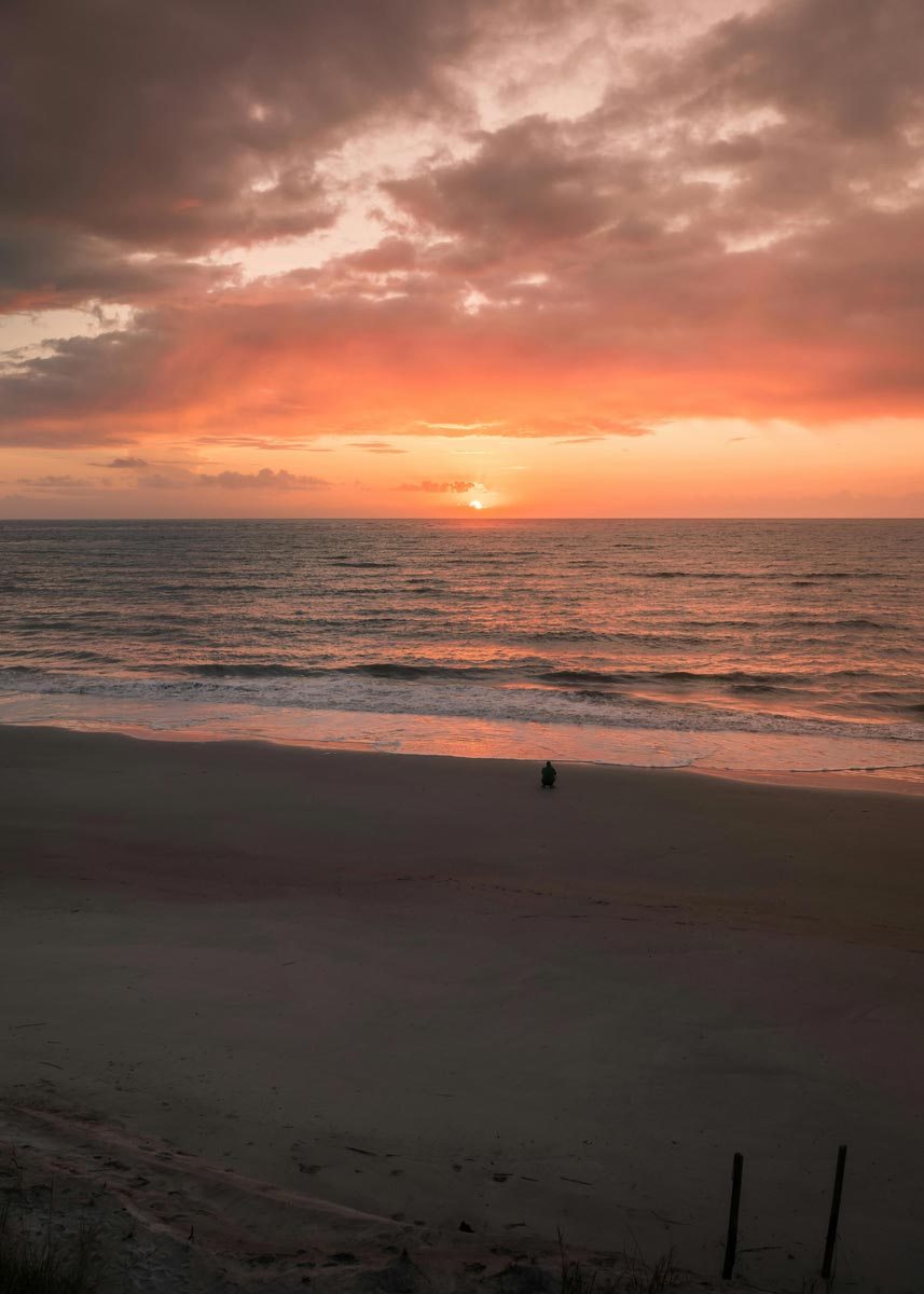 sunrise on ocean