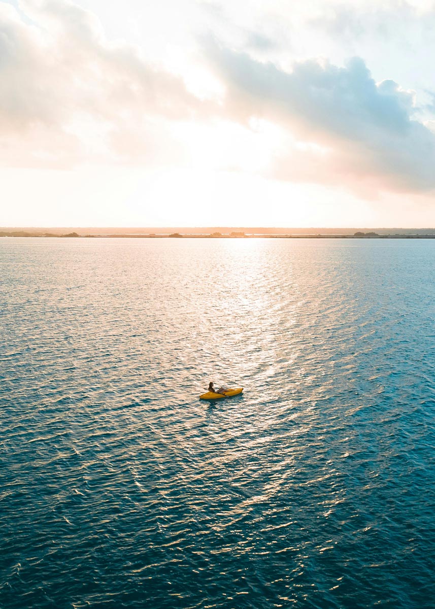 peaceful kayaking